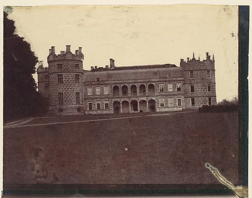 [Castle with Round Towers Seen from the Grounds]