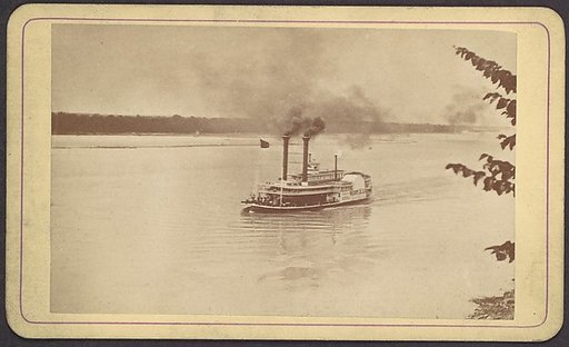 Steamer R.E. Lee Racing with Natches When Nearing St. Louis