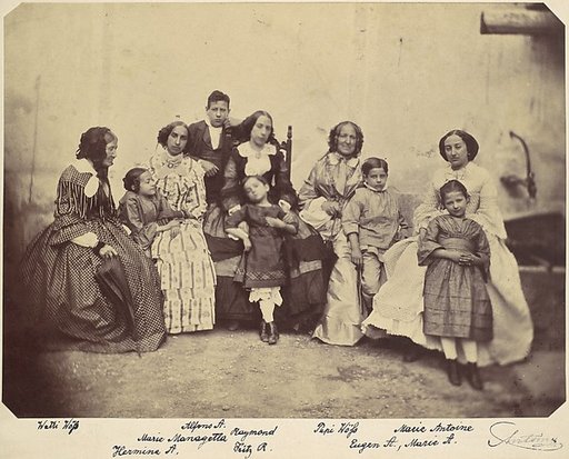 [Ten members of the Antoine family]