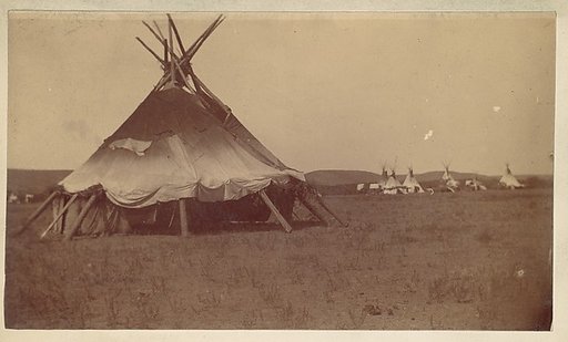 [Teepee in Native American Camp]