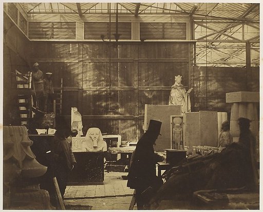 [Storeroom with Artisans and Plaster Casts, Crystal Palace]