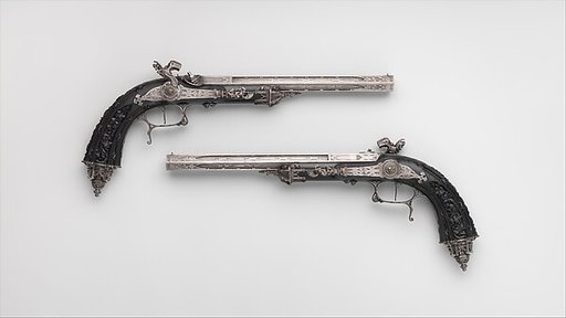 Pair of Percussion Target Pistols Made for Display at the 1844 Exposition des Produits de l'Industrie in Paris