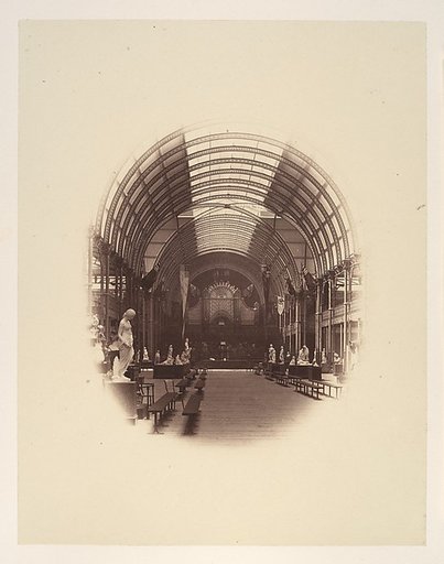 View in Central Hall, Art Treasures Exhibition, Manchester