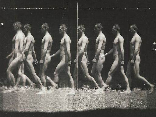 [Man Walking, "Stroboscopic" Photograph]