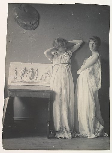 Two Pupils in Greek Dress