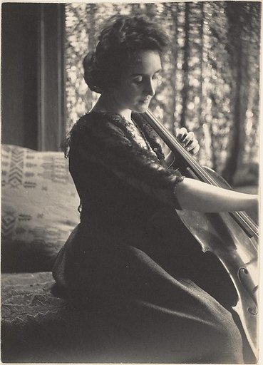 [Woman Playing Cello]