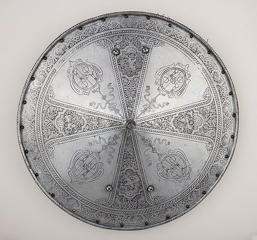 Shield (<i>Rotella</i> or <i>Brocchiere</i>) from an Armor Garniture of the Völs-Colonna Family