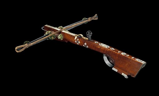 Light Crossbow (Schnepper) and Lever from the Armory of Moritzburg Castle