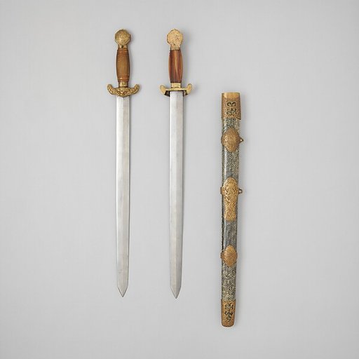 Double Sword with Scabbard