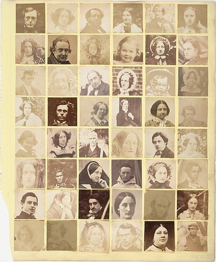 [Album Page of Portraits]