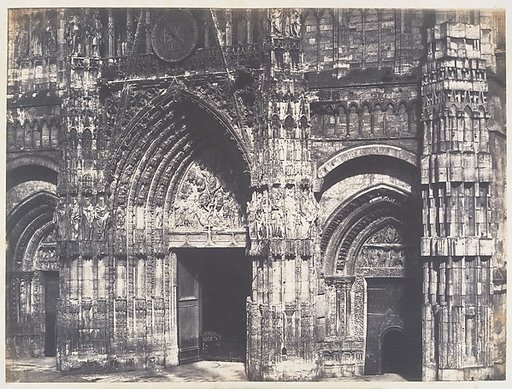 Bas du Portail, Côté de la Place, Cathédrale de Rouen
