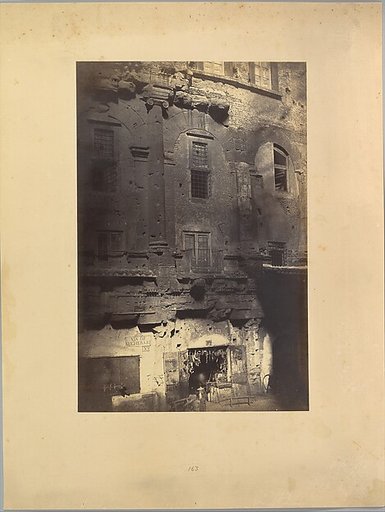 The Theater of Marcellus, from the Piazza Montanara