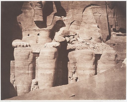 Abo-Sembil, Grand Spéos, Statues Colossales vues de Face (Parte Inférieure)