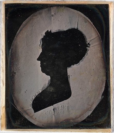 [Paper Silhouette Portrait of a Woman]
