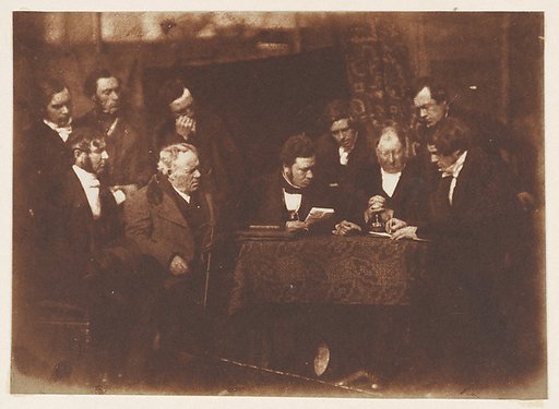 Study for the Disruption Picture: Signing of the Deed of Demission
