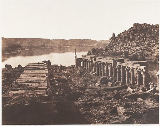 Ile de Fîleh (Philæ), Vue Génèrale Prise du Point I, Sur La Plateforme du Pylône