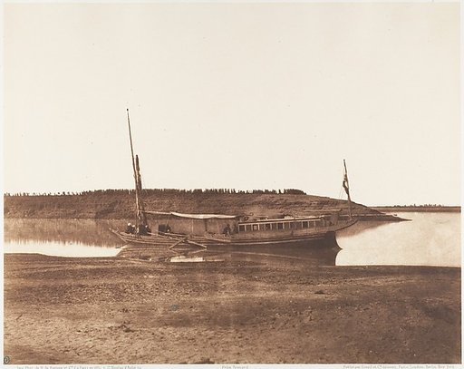 Louksor, Petit Bras du Nil - Barque de Voyageurs