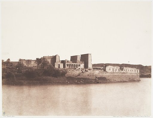 Ile de Fîleh (Philæ), Vu Générale Prise du Nord-Ouest au Point A
