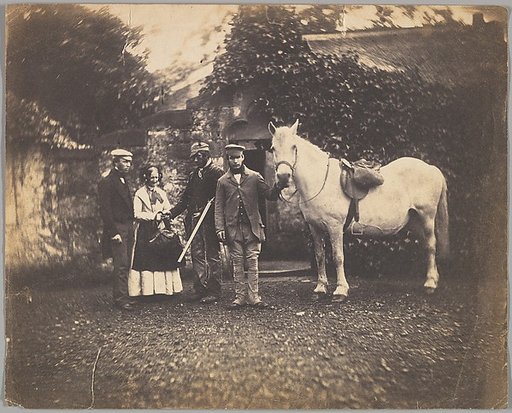 [Rural Group with Horse]