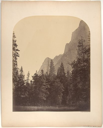 Outline View of the Half Dome, 4967 Feet