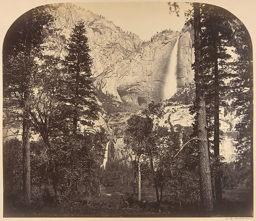 Yosemite Fall. Down the Valley. 2637 Ft.