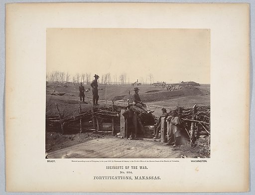 Fortifications, Manassas