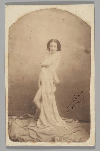 [Draped Standing Nude]