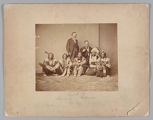 General J. E. Smith and Indians
