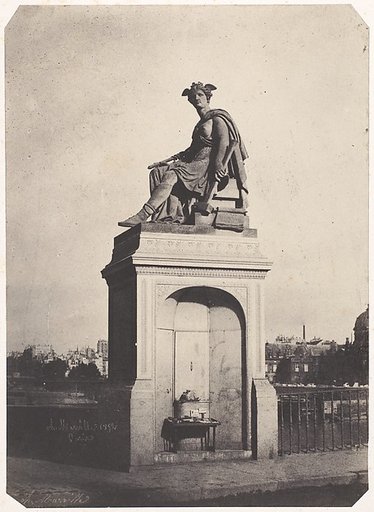 ["Industry" by Louis Petitot, Pont du Carrousel, Paris]