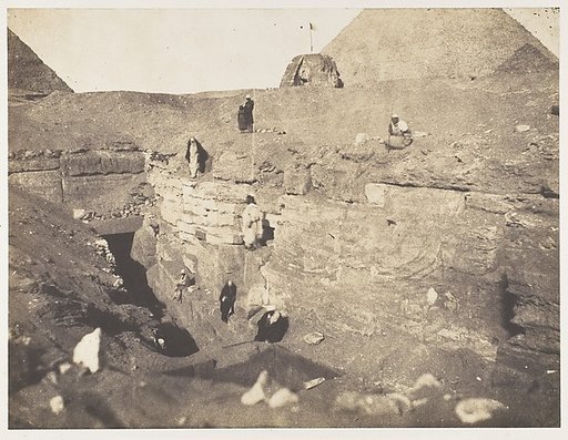 [Excavations near the Sphinx]