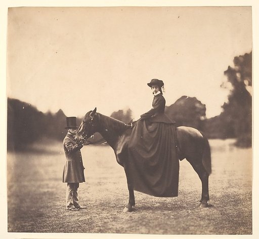 [Lady on Horseback]