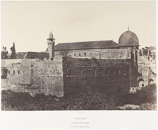 Jérusalem, Enceinte du Temple, Face sud de l'angle Sud-Est