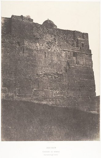 Jérusalem, Enceinte du Temple, Face Sud de l'angle Sud-Est