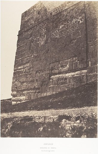 Jérusalem, Enceinte du Temple, Face Est de l'angle Sud-Est