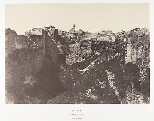 Jérusalem, Enceinte du Temple, Piscine probatique, 1