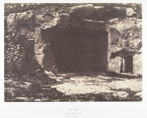 Jérusalem, Vallée de Hinnom, Retraite des Apôtres