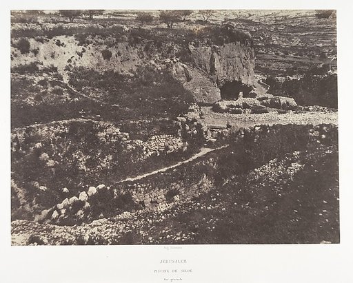 Jérusalem, Piscine de Siloe, Vue générale