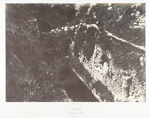 Jérusalem, Piscine de Siloe, Détails