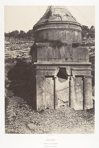 Jérusalem, Vallée de Josaphat, Détails du Tombeau d'Absalom