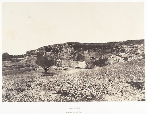 Jérusalem, Grotte de Jérémie