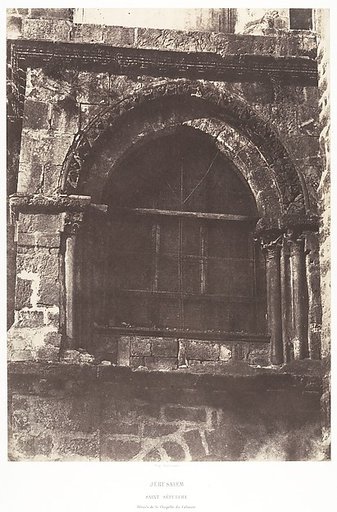 Jérusalem, Saint-Sépulcre, Détails de la Chapelle du Calvaire