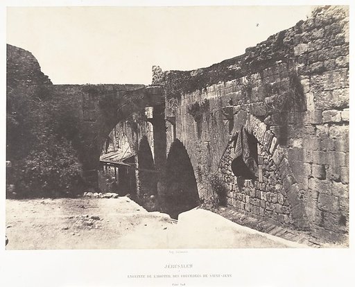 Jérusalem, Enceinte de l'Hopital des Chevaliers-de-Saint-Jean, Côté Sud
