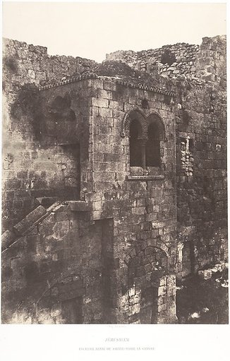 Jérusalem, Escalier arabe de Sainte-Marie-la-Grande