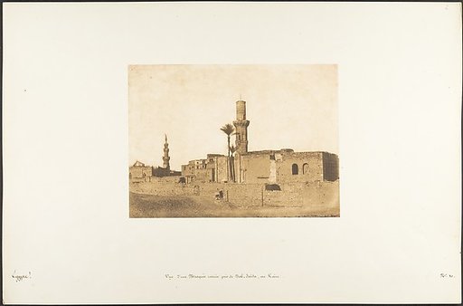 Vue d'une Mosquée ruinée près de Bab-Saïda, au Kaire