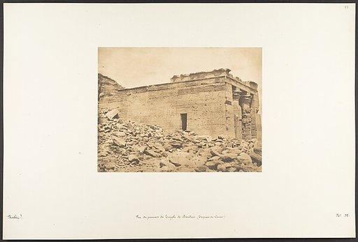 Vue du pronaos du Temple de Dandour (Tropique du Cancer)