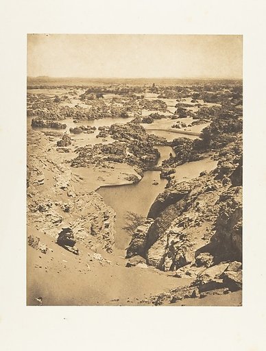 Vue cavalière de la seconde cataracte, prise du haut de Djebel-Aboucir