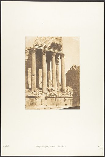 Temple de Jupiter, à Baâlbek (Héliopolis)
