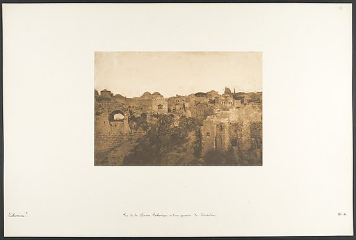 Vue de la Piscine Probatique et d'un quartier de Jérusalem