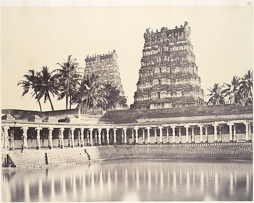 View of the Sacred Tank in the Great Pagoda
