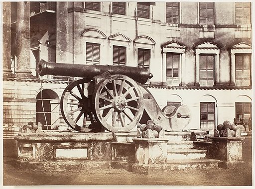[Great Sikh Gun taken at Ferozshah on the Night of December 21, 1845, Government House, Calcutta]